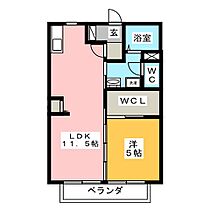 グランド・ソレーユ　Ｂ  ｜ 愛知県豊橋市東高田町（賃貸アパート1LDK・2階・41.58㎡） その2