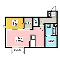 アステール  ｜ 愛知県豊橋市羽根井町（賃貸アパート1LDK・1階・35.27㎡） その2