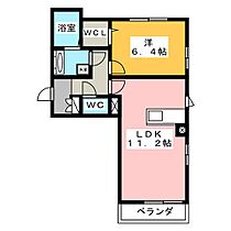 シャーメゾンＳｏＣ  ｜ 愛知県豊橋市牟呂町字南汐田（賃貸マンション1LDK・1階・45.37㎡） その2