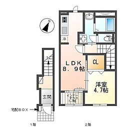 間取図画像 1LDK