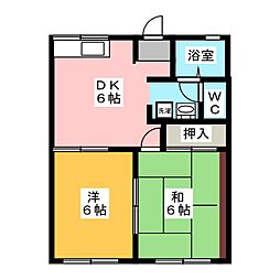 間取図画像 2DK