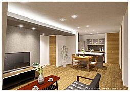 アルフラット　オリーブ 205 2階2LDKのリビング/ダイニング