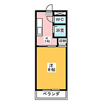 山王マンション　南棟  ｜ 愛知県知多郡美浜町新栄２丁目（賃貸マンション1K・2階・26.10㎡） その2