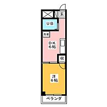 森ビル1  ｜ 愛知県半田市青山２丁目（賃貸マンション1DK・4階・24.30㎡） その2