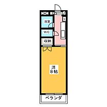 第2ハイツ竹長  ｜ 愛知県半田市星崎町３丁目（賃貸マンション1K・1階・26.10㎡） その2