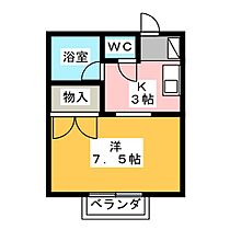 シャルムＴ  ｜ 愛知県春日井市瑞穂通８丁目（賃貸アパート1K・1階・24.84㎡） その2