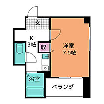 フォレスタ上条  ｜ 愛知県春日井市上条町１丁目（賃貸マンション1K・7階・24.30㎡） その2