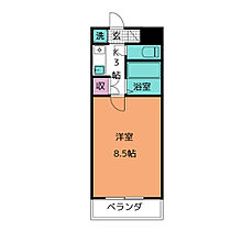 グレースナガナワ  ｜ 愛知県春日井市六軒屋町１丁目（賃貸マンション1K・3階・24.52㎡） その2