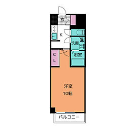 S-RESIDENCE春日井 12階1Kの間取り