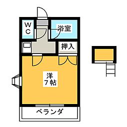 間取図画像 1K