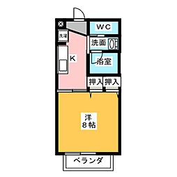 間取図画像 1K