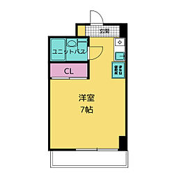 SOCIO刈谷新富町 ワンルームの間取図画像