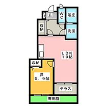 house UII  ｜ 愛知県春日井市瑞穂通１丁目（賃貸アパート1LDK・1階・40.93㎡） その2