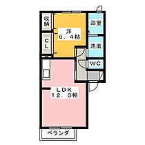 タウンコートパルII  ｜ 愛知県春日井市西本町１丁目（賃貸アパート1LDK・1階・45.19㎡） その2