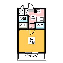 ＷＩＮＧ・カチガワ  ｜ 愛知県春日井市勝川町５丁目（賃貸マンション1K・2階・22.60㎡） その2