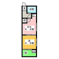 メゾンパークス  ｜ 愛知県春日井市勝川町３丁目（賃貸テラスハウス1DK・1階・19.44㎡） その2