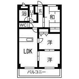 グレイス 3LDKの間取図画像