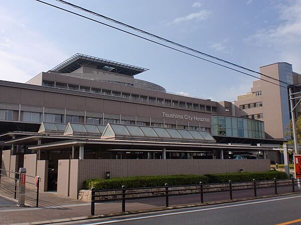 画像24:病院「津島市民病院まで640m」