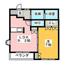 セント・フィールド  ｜ 愛知県津島市江東町３丁目（賃貸マンション1LDK・1階・40.06㎡） その2