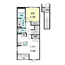 ユニヴェールII 203 ｜ 愛知県愛西市柚木町中田面337（賃貸アパート1LDK・2階・42.64㎡） その2