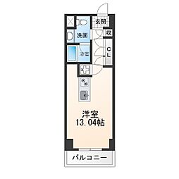SKビルディング8 ワンルームの間取図画像