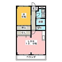 エステートＭ　Ｃ  ｜ 愛知県豊川市一宮町錦（賃貸マンション1LDK・3階・47.38㎡） その2