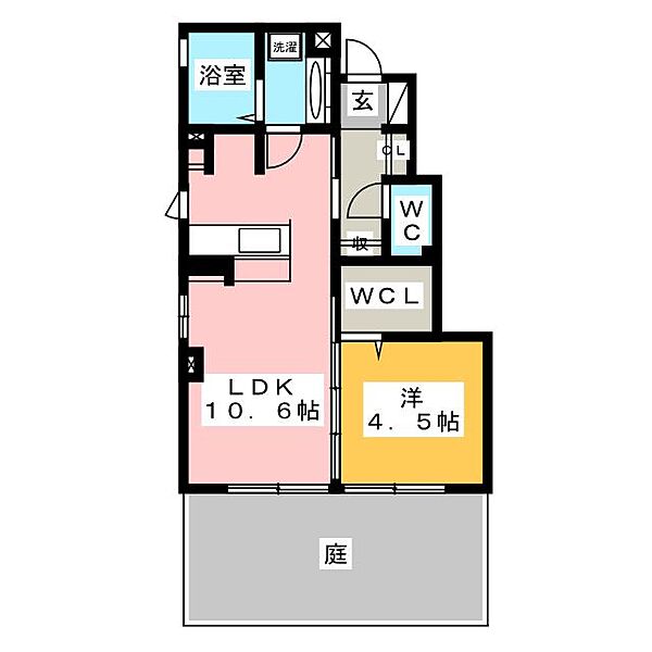 ウィット蔵子 ｜愛知県豊川市蔵子７丁目(賃貸アパート1LDK・1階・37.82㎡)の写真 その2