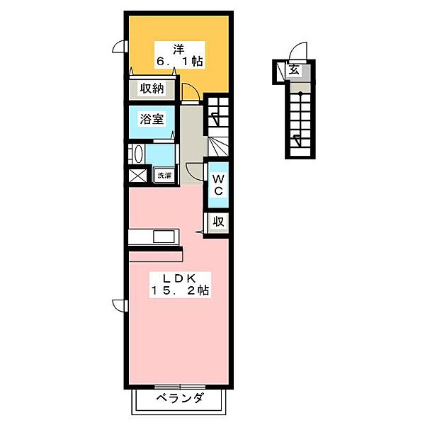 アビタシオン御馬　Ａ ｜愛知県豊川市御津町御馬塩入(賃貸マンション1LDK・2階・50.02㎡)の写真 その2