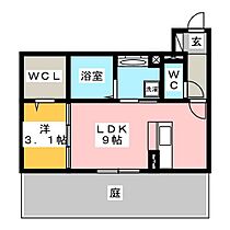 ベルク  ｜ 愛知県豊川市塔ノ木町１丁目（賃貸アパート1LDK・1階・34.76㎡） その2