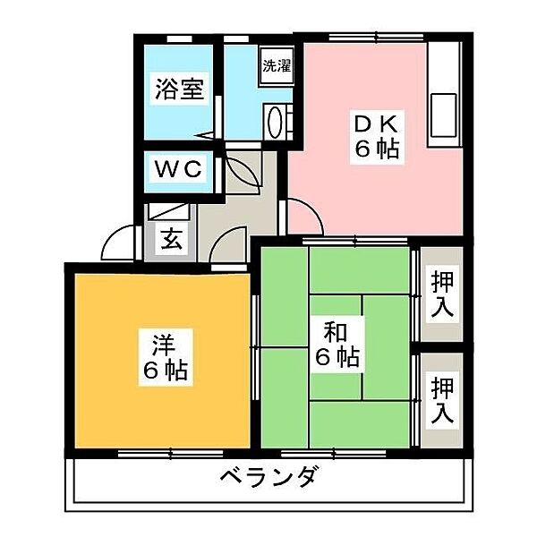 グレイス村田 ｜愛知県新城市石田字万福(賃貸マンション2DK・1階・43.72㎡)の写真 その2