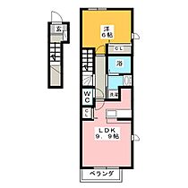 レストＢＭ　VII  ｜ 愛知県豊川市蔵子７丁目（賃貸アパート1LDK・2階・42.37㎡） その2