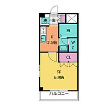 アメニティハイツ大崎  ｜ 愛知県豊川市大崎町下金居場（賃貸マンション1K・2階・24.84㎡） その2