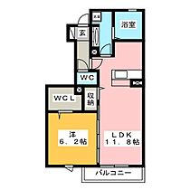 オレンジガーデン　Ａ棟  ｜ 愛知県豊川市中条町大道（賃貸アパート1LDK・1階・45.66㎡） その2