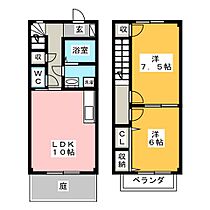 ブランシェヒロ　Ｂ  ｜ 愛知県新城市石田字南畑（賃貸アパート2LDK・1階・59.62㎡） その2