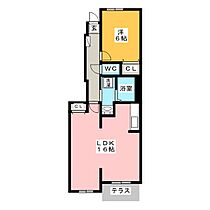 エスティーム  ｜ 愛知県新城市石田字東末旨（賃貸アパート1LDK・1階・51.73㎡） その2