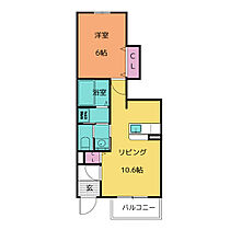 リバーフィールド  ｜ 愛知県豊川市御津町御馬西（賃貸アパート1LDK・1階・40.06㎡） その2