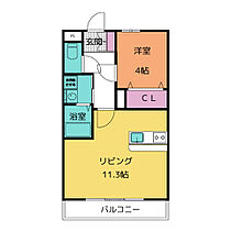 ウィステリアカイア 201 ｜ 愛知県豊川市平尾町下藤井29番地5（賃貸マンション1LDK・2階・38.25㎡） その2