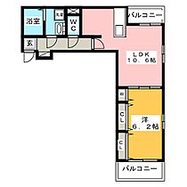 グランドビュー国府　I  ｜ 愛知県豊川市八幡町黒仏（賃貸アパート1LDK・2階・41.97㎡） その2