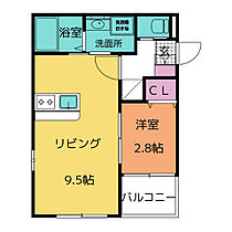 Ｌｅ　Ｃｉｅｌ 3Ｄ ｜ 愛知県豊川市中部町２丁目7-1（賃貸アパート1LDK・3階・30.00㎡） その2