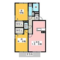 ウィルモア蔵子　Ｄ棟  ｜ 愛知県豊川市蔵子７丁目（賃貸アパート2LDK・1階・59.58㎡） その2