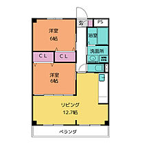 アビタシオン国府  ｜ 愛知県豊川市久保町石原（賃貸マンション2LDK・3階・54.78㎡） その2