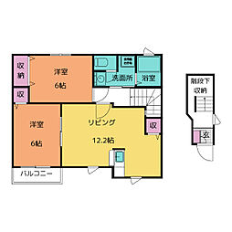 🉐敷金礼金0円！🉐エレガンシャトー　Ｂ