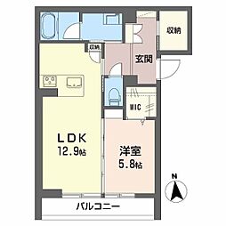間取図画像 1LDK