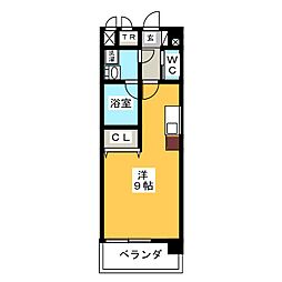 すまいるライフ浄水 ワンルームの間取図画像