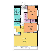 エクセルコート　グリーンリーフ  ｜ 愛知県安城市新明町（賃貸マンション2LDK・1階・68.04㎡） その2