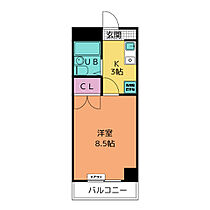 サンハイツ石田  ｜ 愛知県安城市今池町２丁目（賃貸マンション1K・3階・25.80㎡） その2