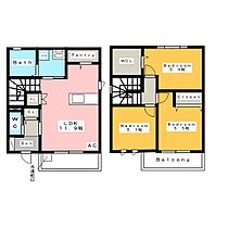 エルメゾン安城　Ａ棟  ｜ 愛知県安城市篠目町４丁目（賃貸一戸建3LDK・1階・75.24㎡） その2