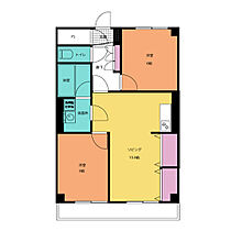 今本ビル  ｜ 愛知県安城市今本町１丁目（賃貸マンション2LDK・2階・58.00㎡） その2