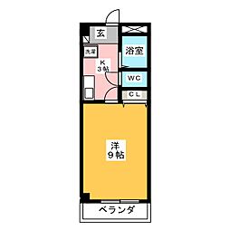 間取図画像 1K
