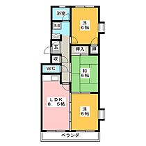 シティーパレス松本  ｜ 愛知県犬山市松本町３丁目（賃貸マンション3LDK・1階・62.22㎡） その2